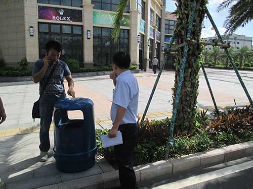 欣方圳垃圾桶廠家的玻璃鋼環(huán)保垃圾箱立足貴陽市場(chǎng)